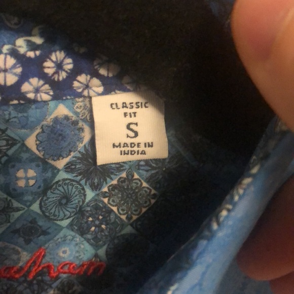 Mens NWT Robert Graham Short Sleeve Button Up Shirt (Size Small) - Picture 8 of 8